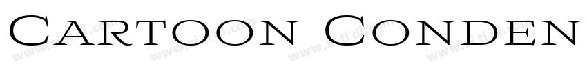 Cartoon Condensed Re字体转换